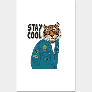 Stay cool Tiger Posters and Art